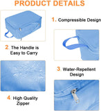 Packing Cubes, 4 PCS Travel Organiser Packing Bags Travel Luggage Packing Organizers with Shoe Bag for Clothes Suitcase Shoes